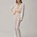 TINA Şık Rahat Kadın Braletli Pijama Takımı - Beyaz