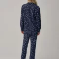 TINA Şık Rahat Kadın Braletli Pijama Takımı Navy