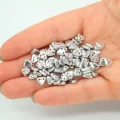 Triangle Boncuk Parlak Gümüş 25gr