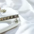 Ucu Taşlı Kalp Detaylı İtalyan Charm