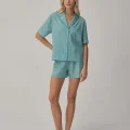 VANESSA Şık Yaz Pijama Takımı - Pastel Renkler