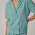 VANESSA Şık Yaz Pijama Takımı - Pastel Renkler