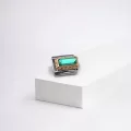 Yeşil Taş Detaylı Charm
