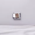 Zirkon Taşlı Harf Charm B