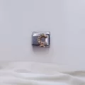 Zirkon Taşlı Harf Charm Ç