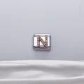Zirkon Taşlı Harf Charm N