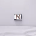 Zirkon Taşlı Harf Charm N