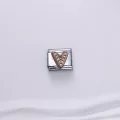 Zirkon Taşlı Harf Charm V