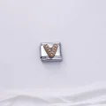 Zirkon Taşlı Harf Charm V
