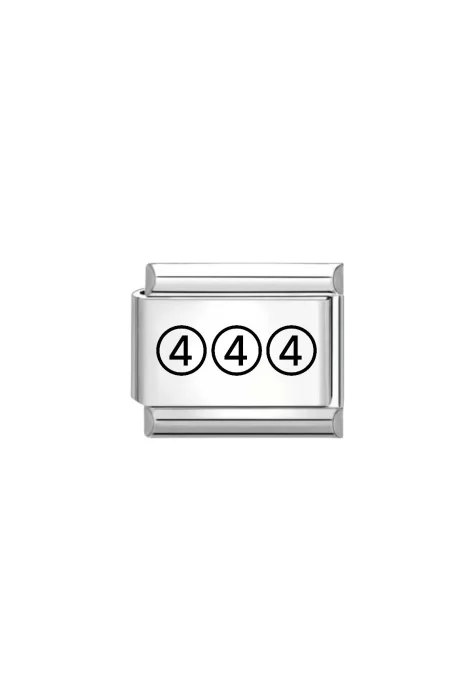 444 Yazılı İtalyan Charm