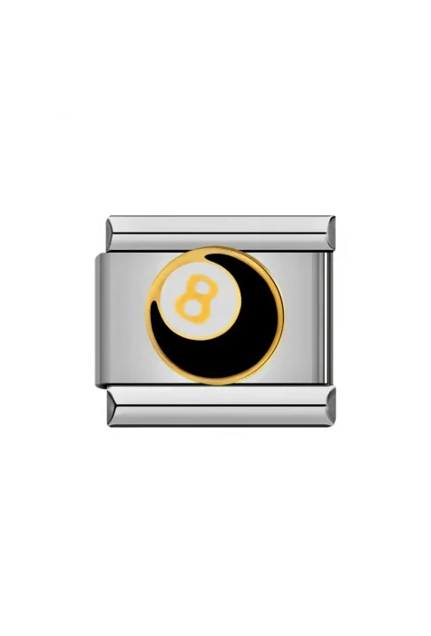 8 Numara Desenli İtalyan Charm