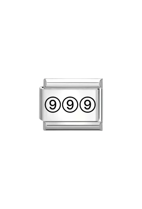 999 Yazılı İtalyan Charm