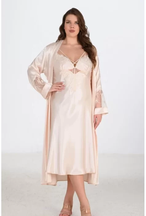 2li Fildişi Sabahlık Takımı Bigsize 6222