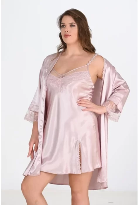 2li Pudra Sabahlık Takımı Bigsize 6214