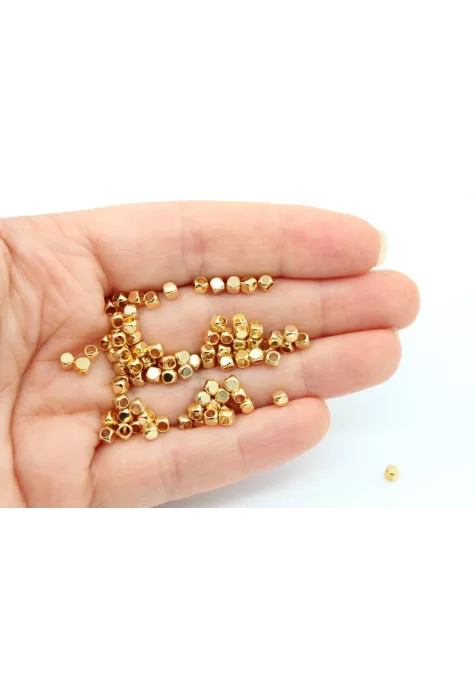 Altın Kap. 3mm Küp 5gr