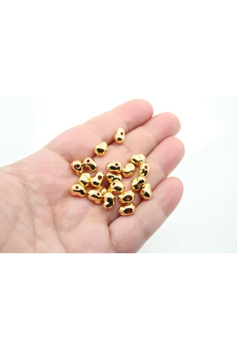 Altın Kaplama Döküm Yamuk İnci 10gr