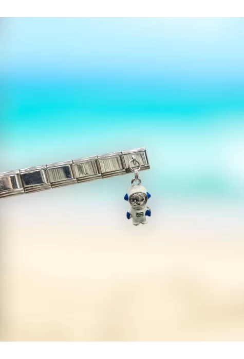 Astronot Detaylı İtalyan Charm