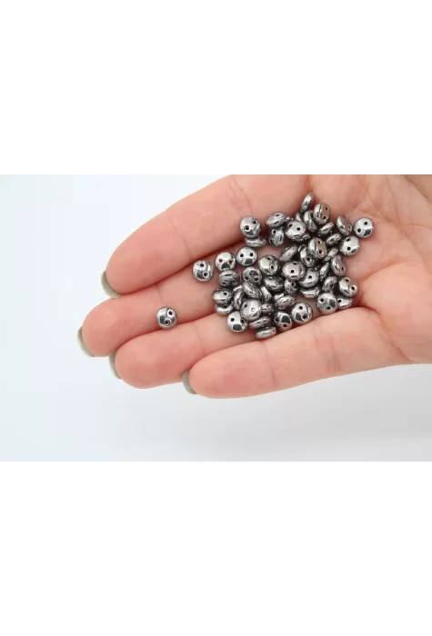 Button Boncuk Koyu Gri 25gr