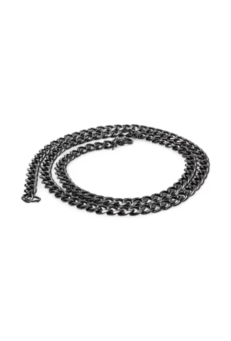 Çelik Erkek Siyah Kolye 1.6Mm