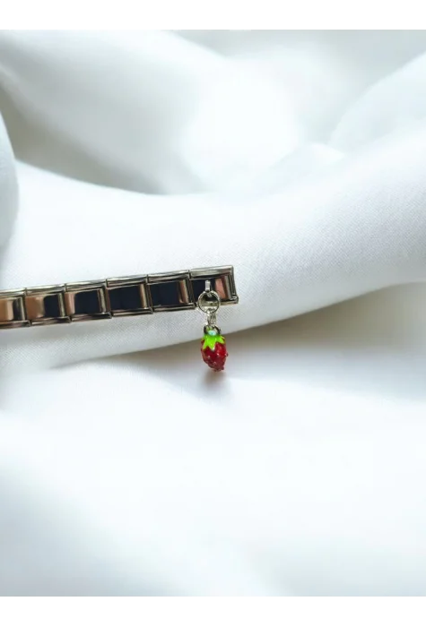 Dağ Çileği Detaylı İtalyan Charm