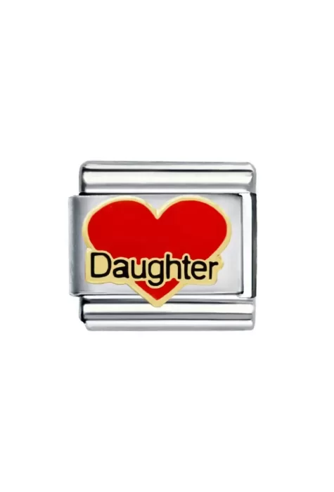 Daughter Yazılı İtalyan Charm