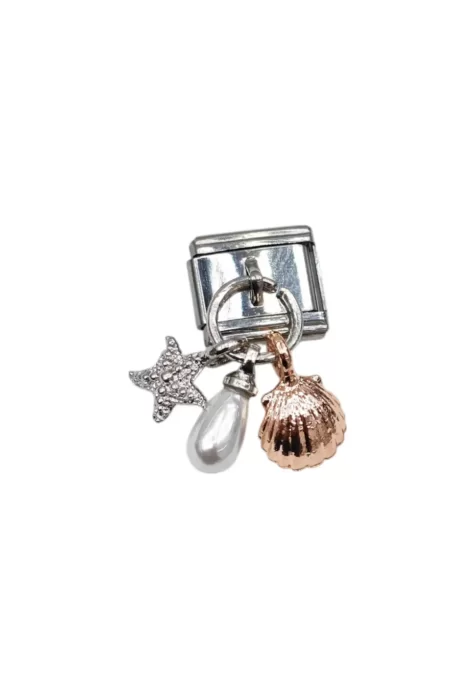 Deniz Yıldızı Deniz Kabuğu Desenli Charm