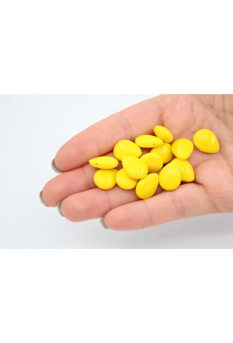 Flat Drop Boncuk Sarı 25gr