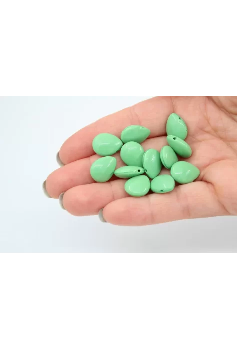 Flat Drop Boncuk Yeşil 25gr