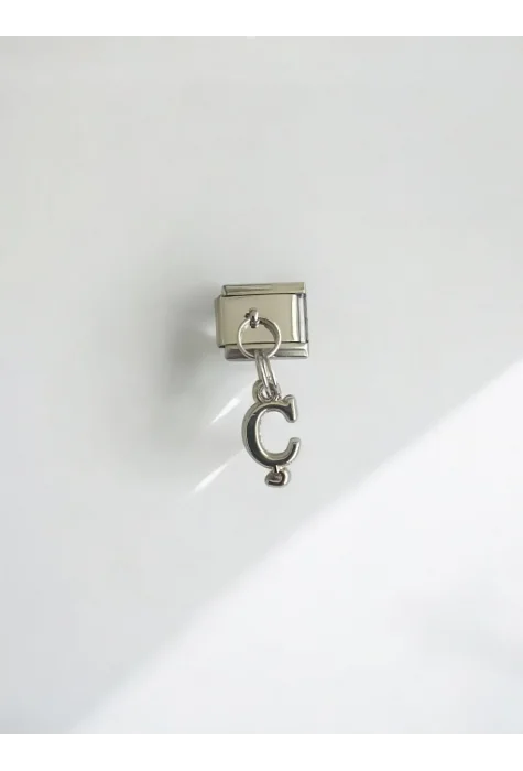 Harf Detaylı İtalyan Charm Ç