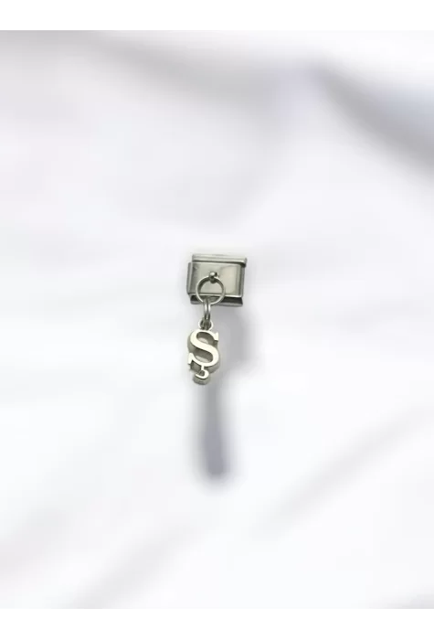 Harf Detaylı İtalyan Charm Ş