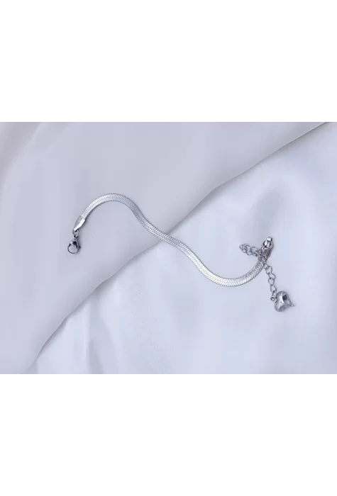 İtalyan Zinciri Çelik Gümüş Renk