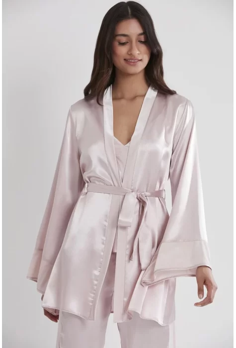 Kaliteli Şık Kadın Pijama Takımı - Pudra Renk