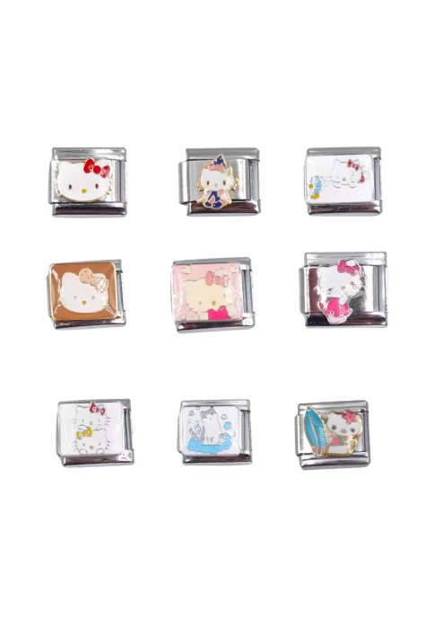 Kedi Desenli İtalyan Charm