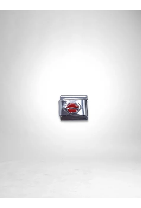 Kırmızı Renk Detaylı İtalyan Charm