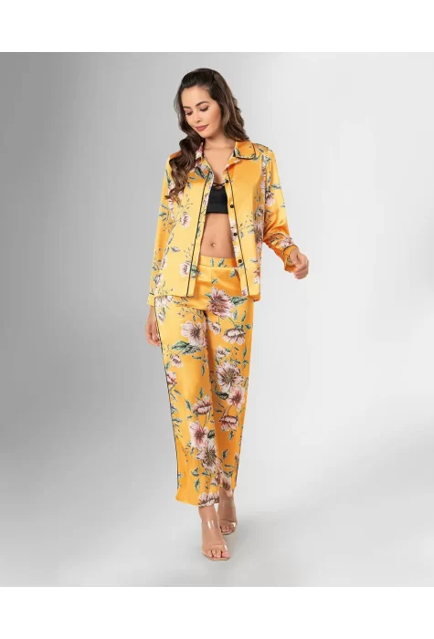 Kaliteli Şık 3lü Pijama Takımı - 1847
