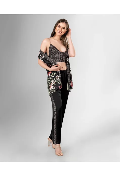 Kaliteli Şık Somon Pijama Takımı