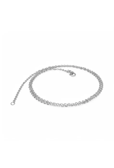 Minik Boy Beyaz Çelik Kolye 0.5Mm