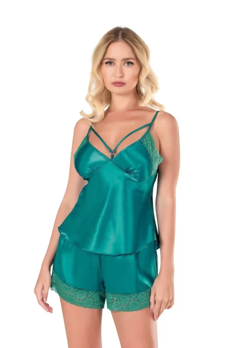 Zümrüt Şık Babydoll Şort Takımı