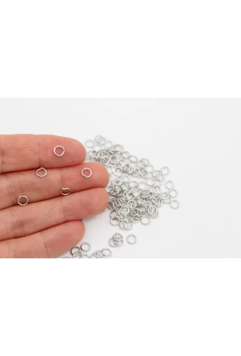 Rodyum Kap. 5mm Halka 10gr