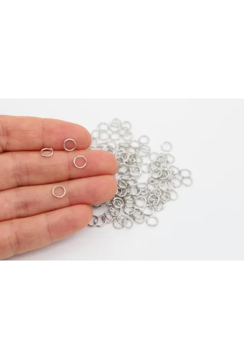 Rodyum Kap. 6mm Halka 10gr