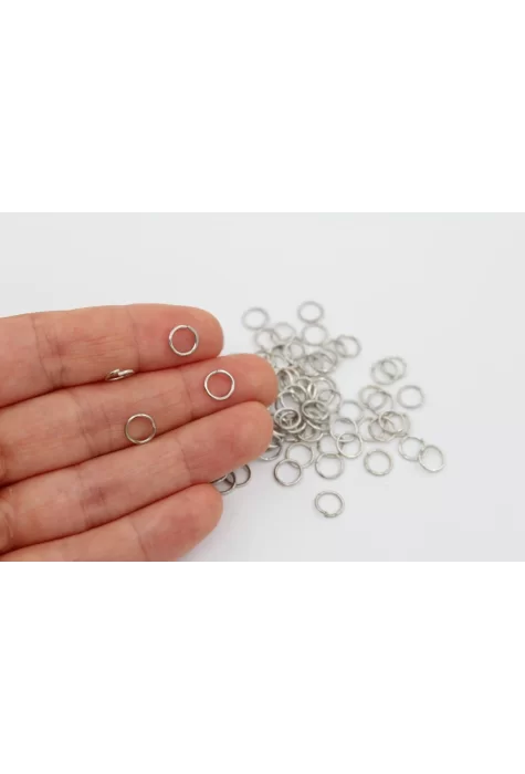 Rodyum Kap. 7mm Halka 10gr
