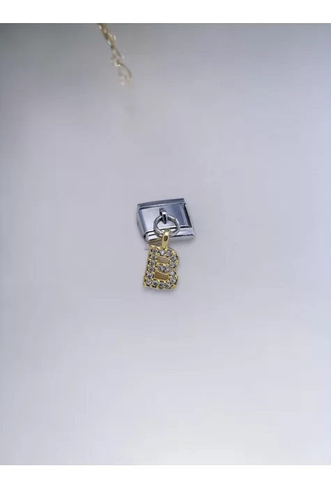 Sallantılı Harf Charm B Harfi Sarı Renk