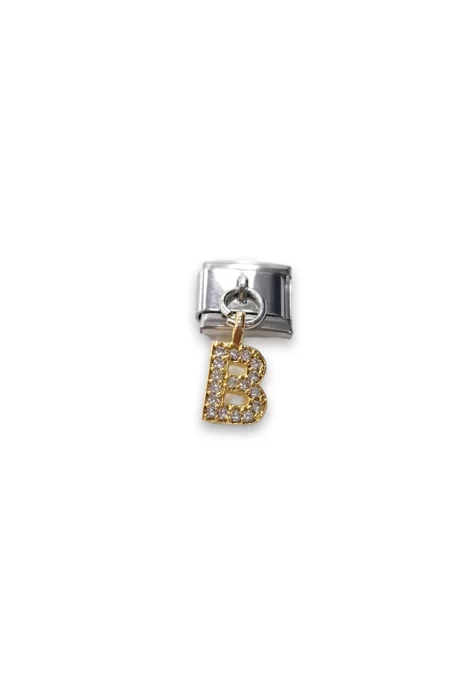 Sallantılı Harf Charm B Sarı Renk