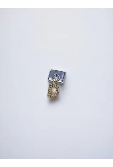 Sallantılı Harf Charm D Harfi Sarı Renk