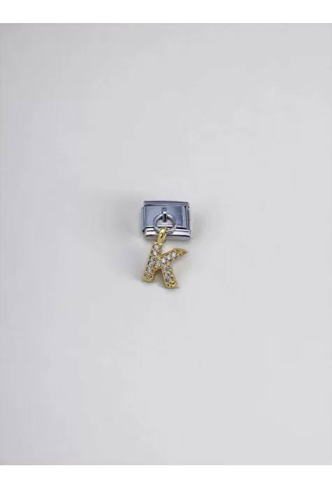Sallantılı Harf Charm K Sarı Renk