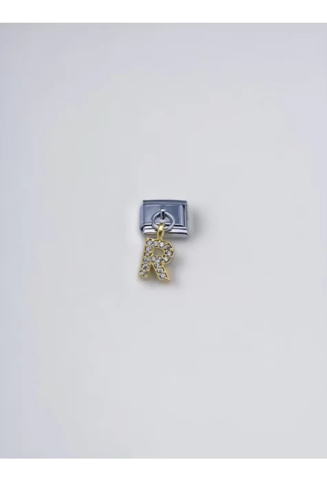 Sallantılı Harf Charm R Harfi Sarı Renk