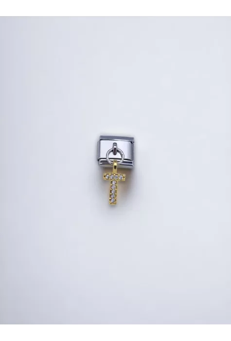 Sallantılı Harf Charm T Sarı Renk