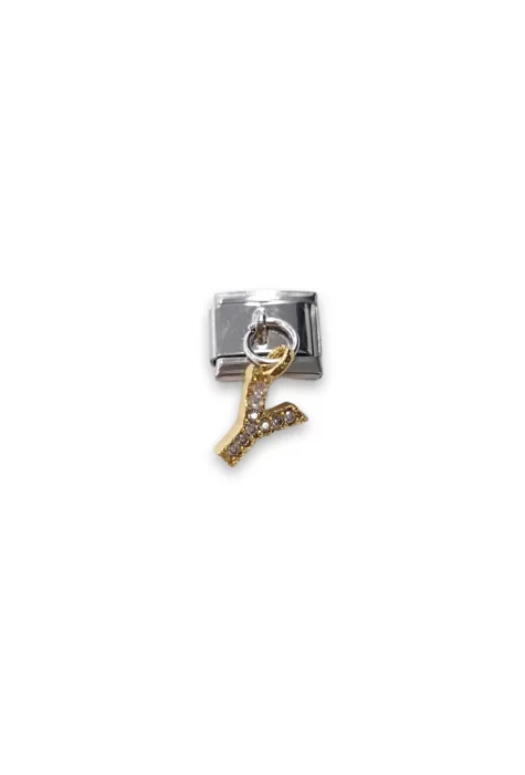 Sallantılı Harf Charm Y Sarı Renk