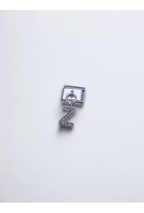 Sallantılı Harf Charm Z Gümüş Renk