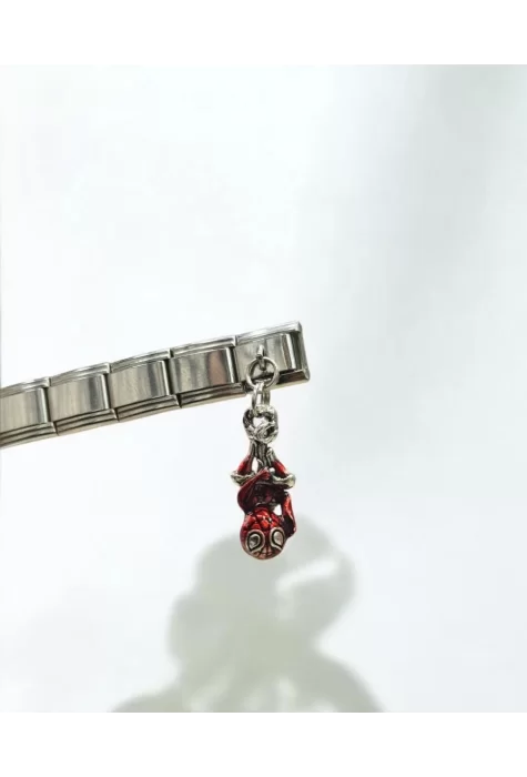 Sallantılı Kırmızı Desenli İtalyan Charm